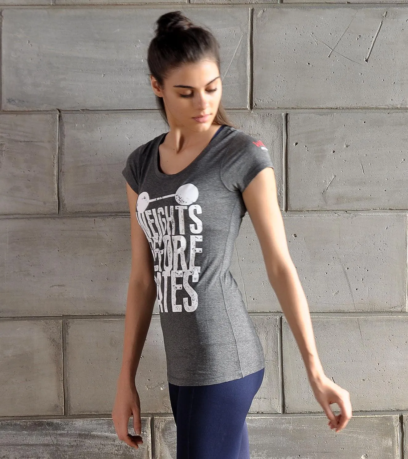 Women's "Weights before Dates" Graphic T-shirt