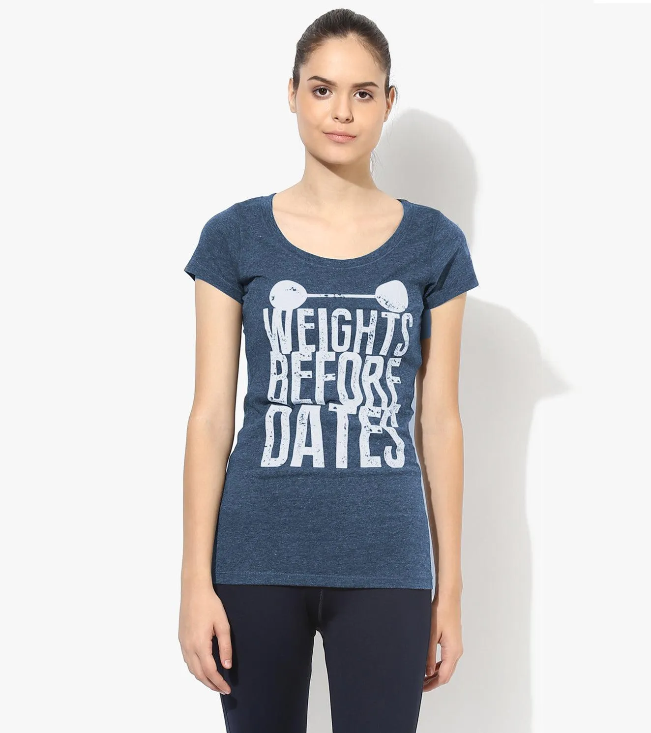 Women's "Weights before Dates" Graphic T-shirt