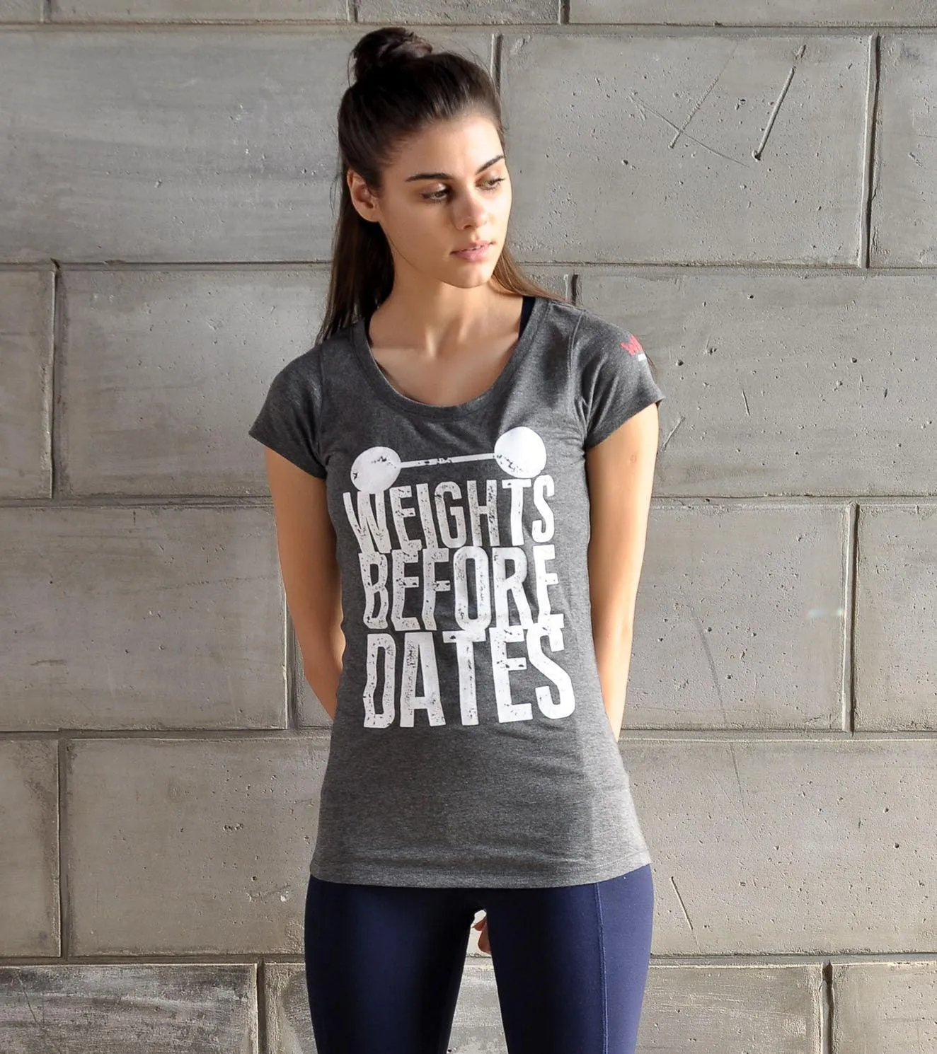 Women's "Weights before Dates" Graphic T-shirt