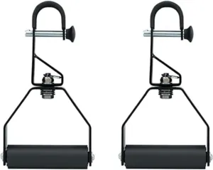 Yes4All Rotating Pull up Handles for Pull up Bar/Pull up Grips/Barbell Handles with Non-Slip & Foam Pad Grips - Twist Motion for Strength Training Workout