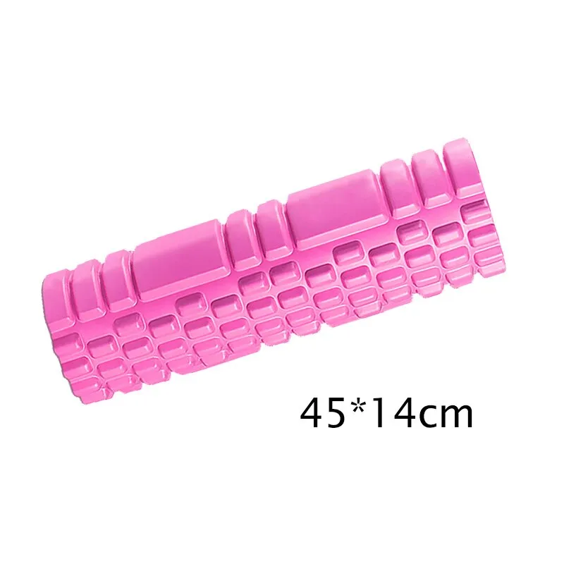 Yoganix 45cm Yoga foam roller muscle massage Block pilates tools Yoga Column fitness foam roller Brick exercise equipment