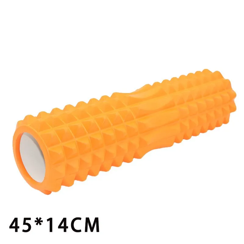 Yoganix 45cm Yoga foam roller muscle massage Block pilates tools Yoga Column fitness foam roller Brick exercise equipment
