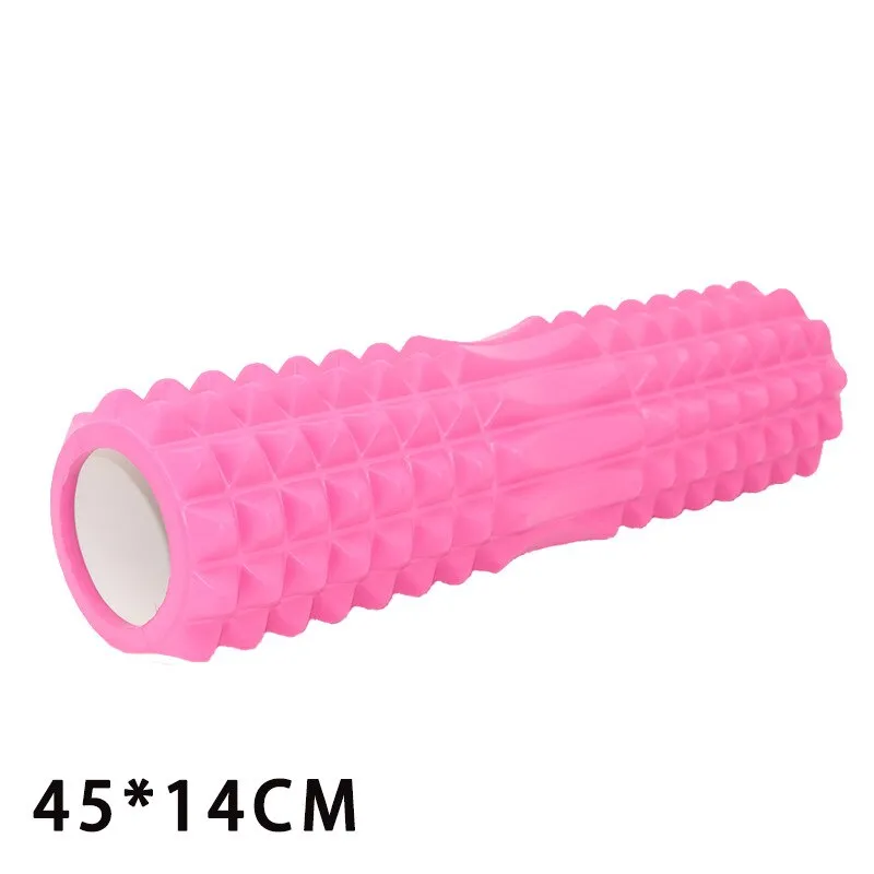 Yoganix 45cm Yoga foam roller muscle massage Block pilates tools Yoga Column fitness foam roller Brick exercise equipment
