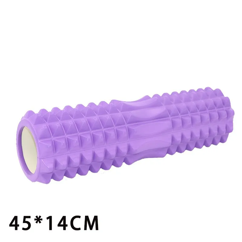 Yoganix 45cm Yoga foam roller muscle massage Block pilates tools Yoga Column fitness foam roller Brick exercise equipment